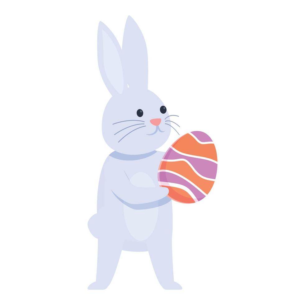 kanin gåva ikon tecknad serie vektor. påsk kanin vektor