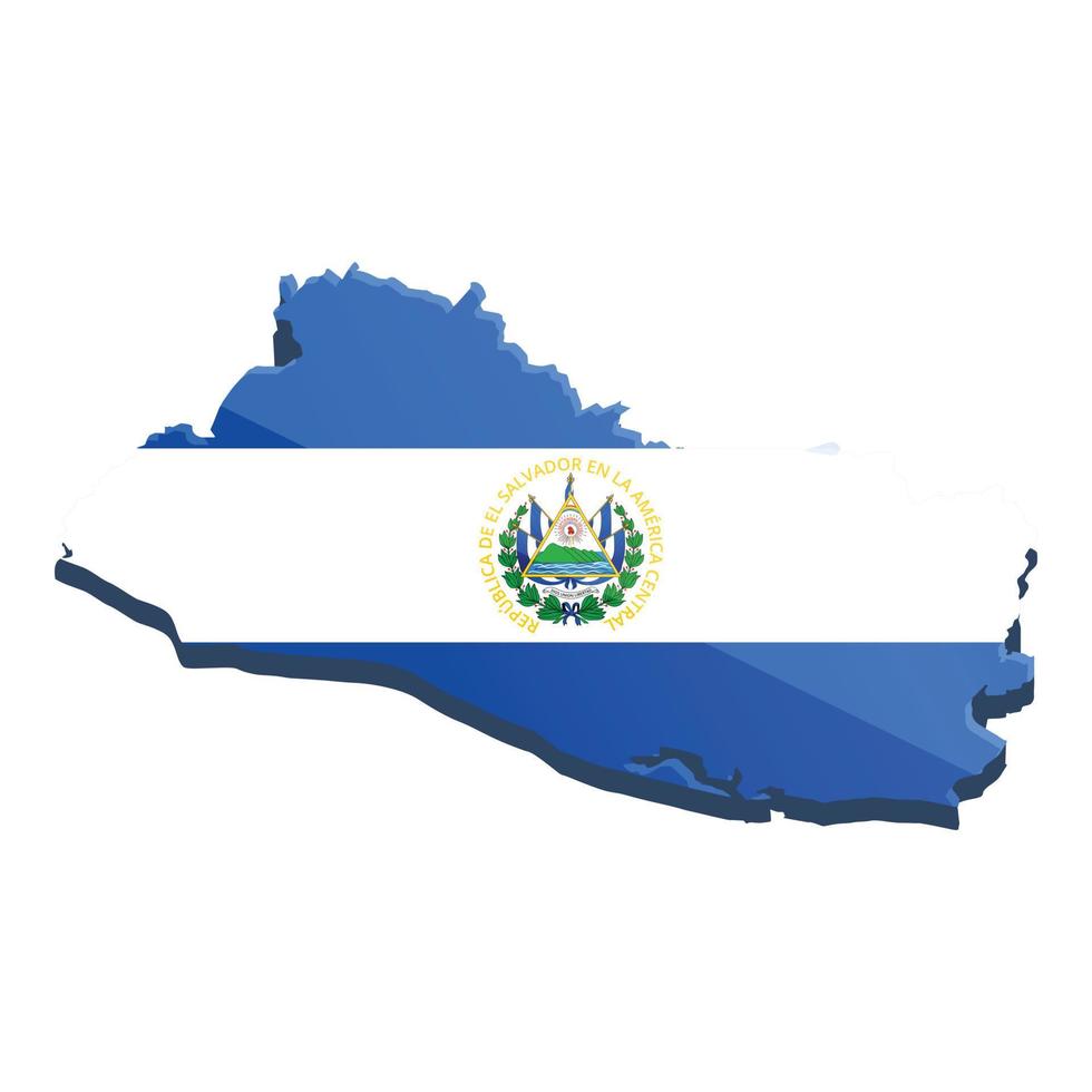 el salvador ladnmark symbol cartoon vektor. nationale Stadt vektor