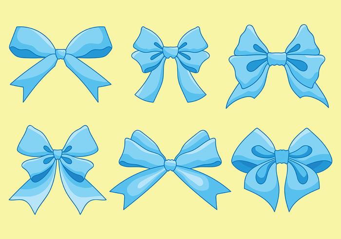 Free Hair Ribbon Icons Vector