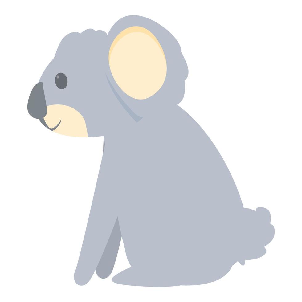 koala sitzen symbol cartoon vektor. süßer Bär vektor