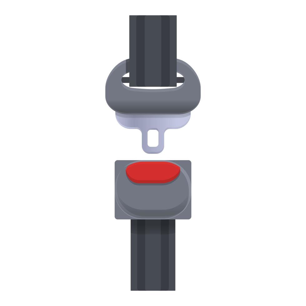 Sicherheitsgurt-Symbol Cartoon-Vektor. Autositz vektor
