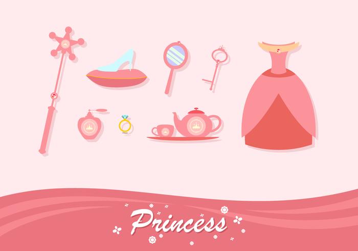 Coral Princess Element Free Vector