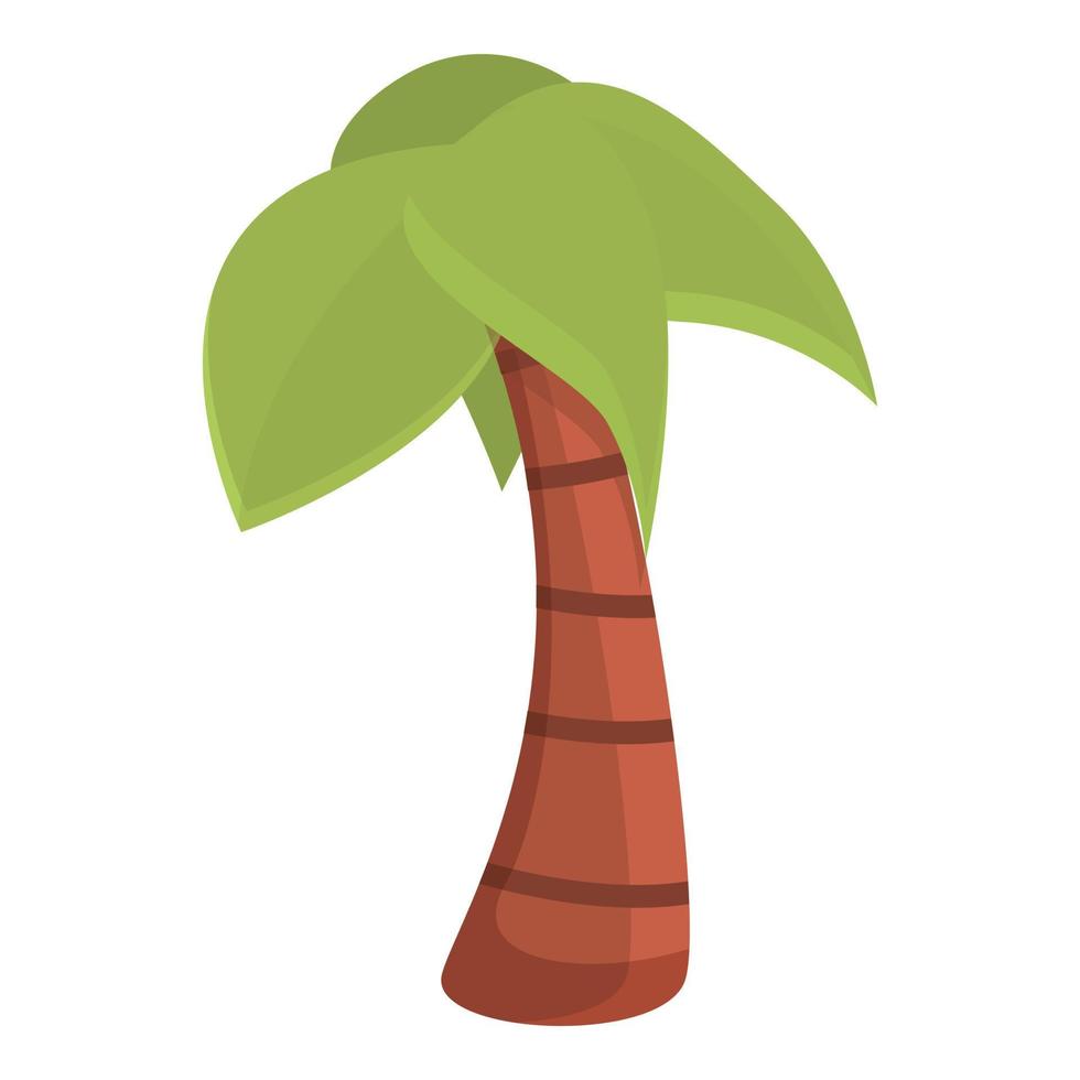 Safari-Palm-Symbol, Cartoon-Stil vektor