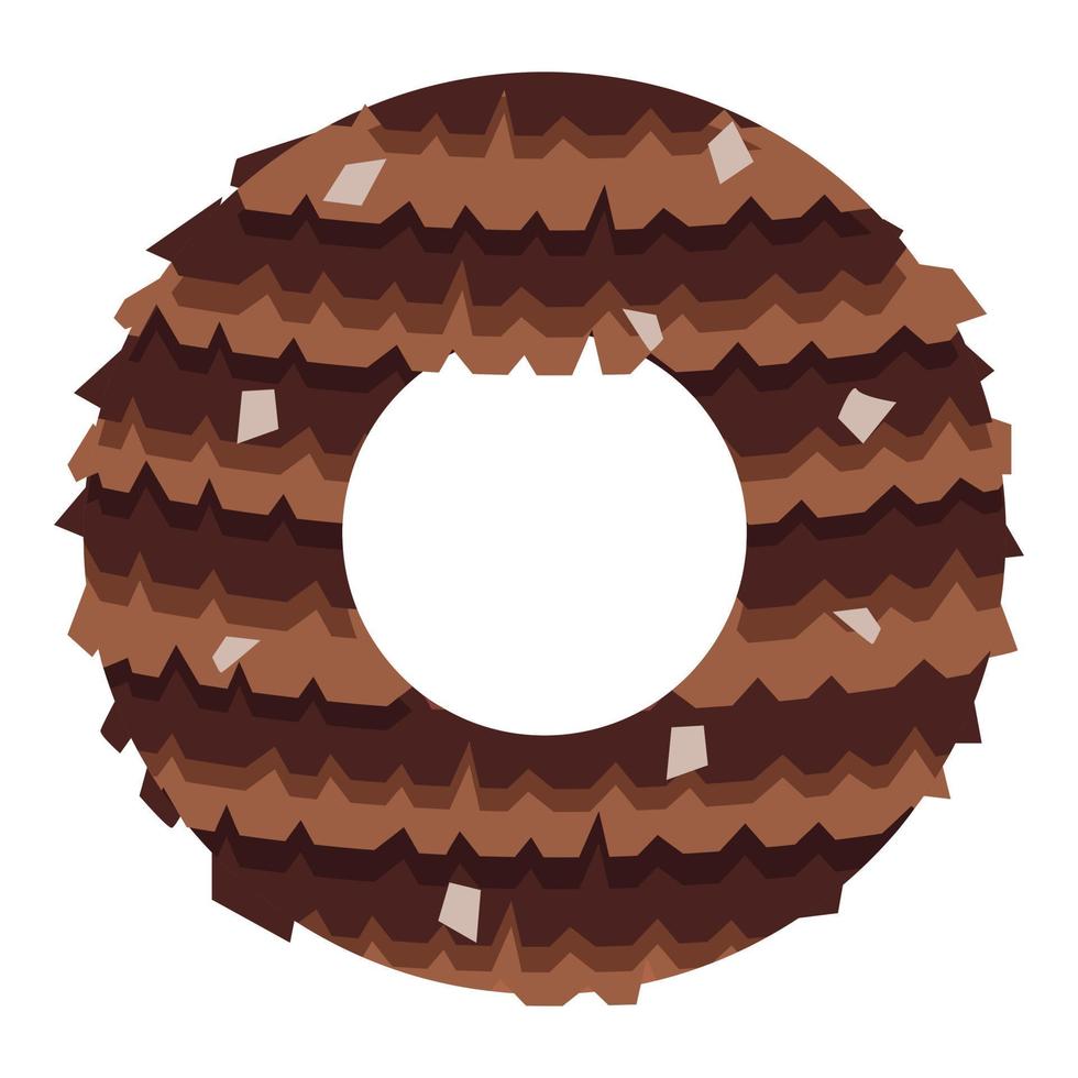 Donut Piñata Symbol Cartoon Vektor. mexikanische Partei vektor