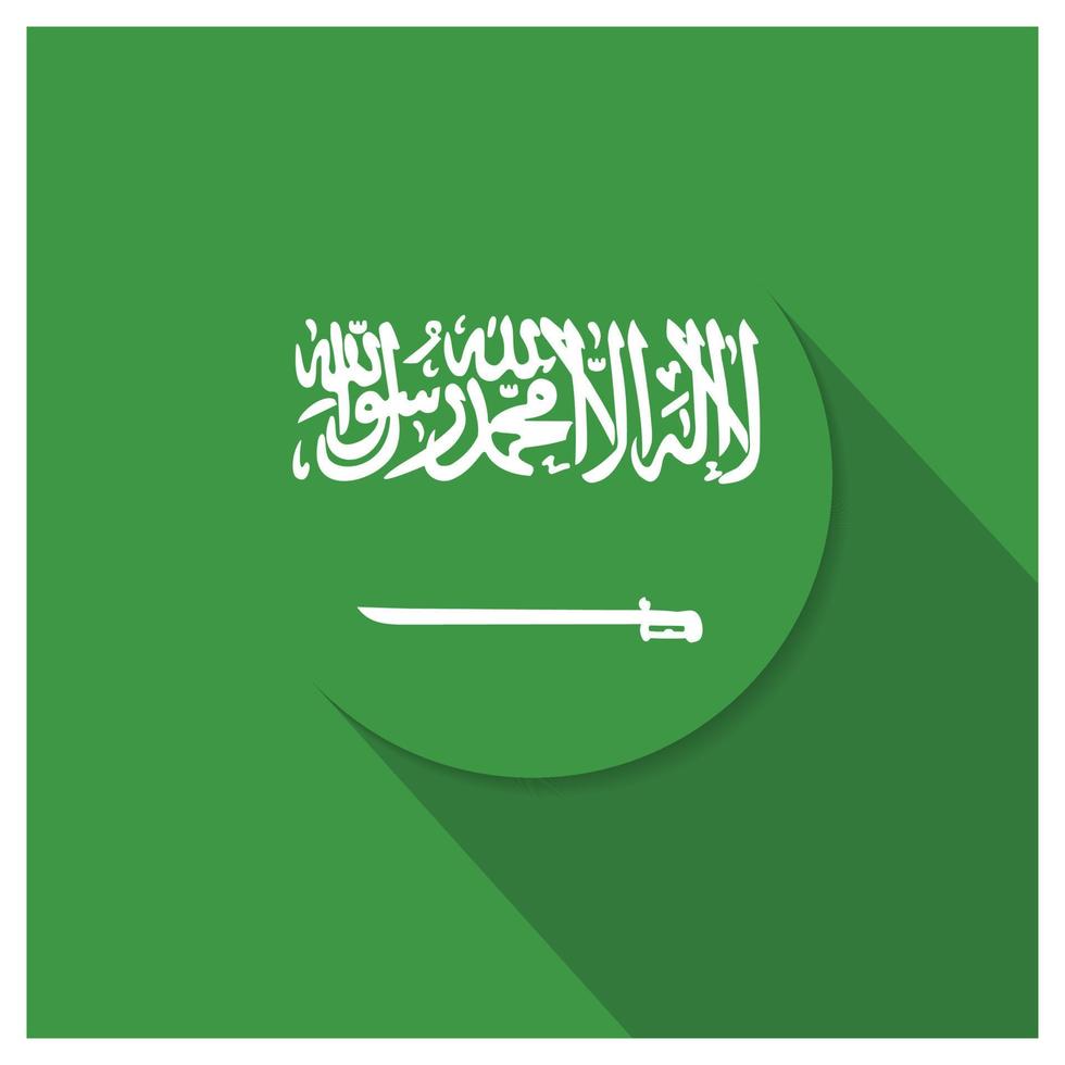 saudi-arabien flaggen design vektor