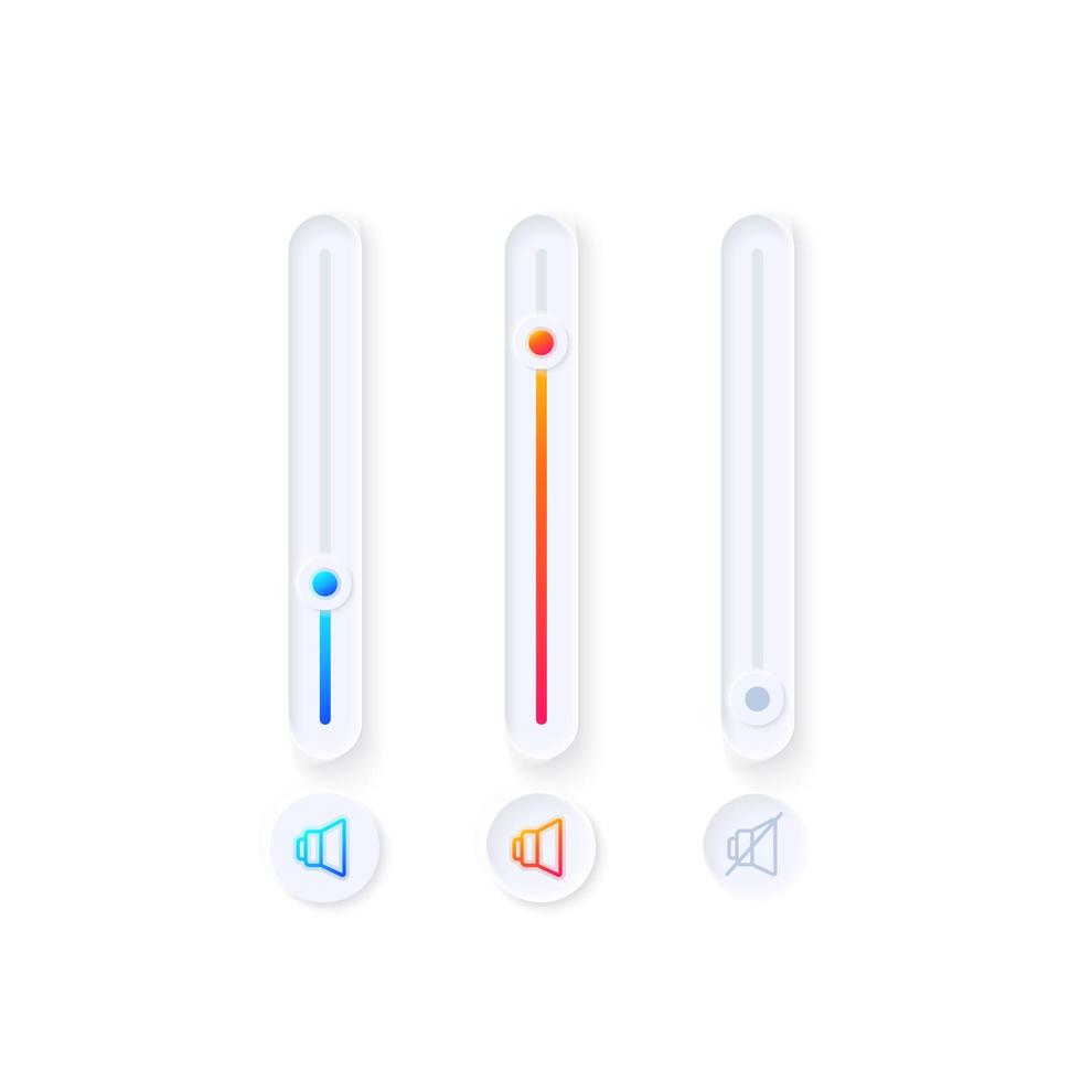 tuner ui element kit vektor