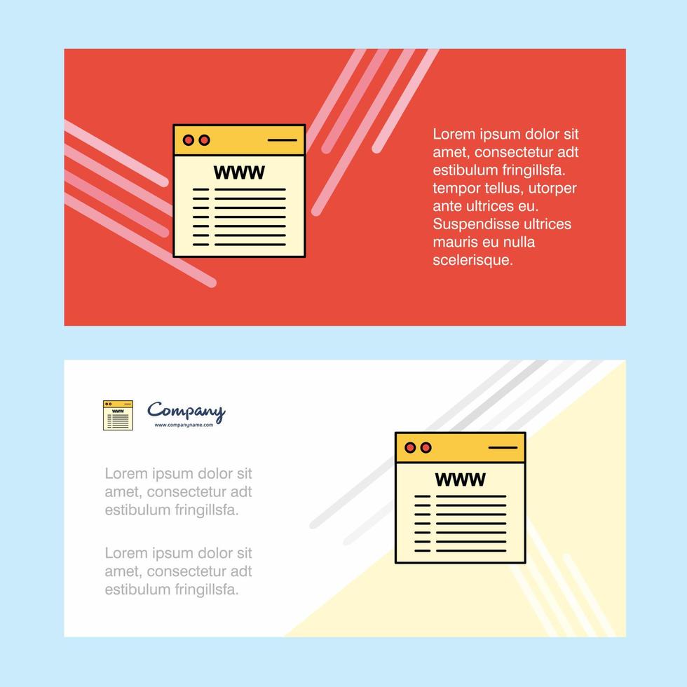 hemsida abstrakt företags- företag baner mall horisontell reklam företag baner vektor