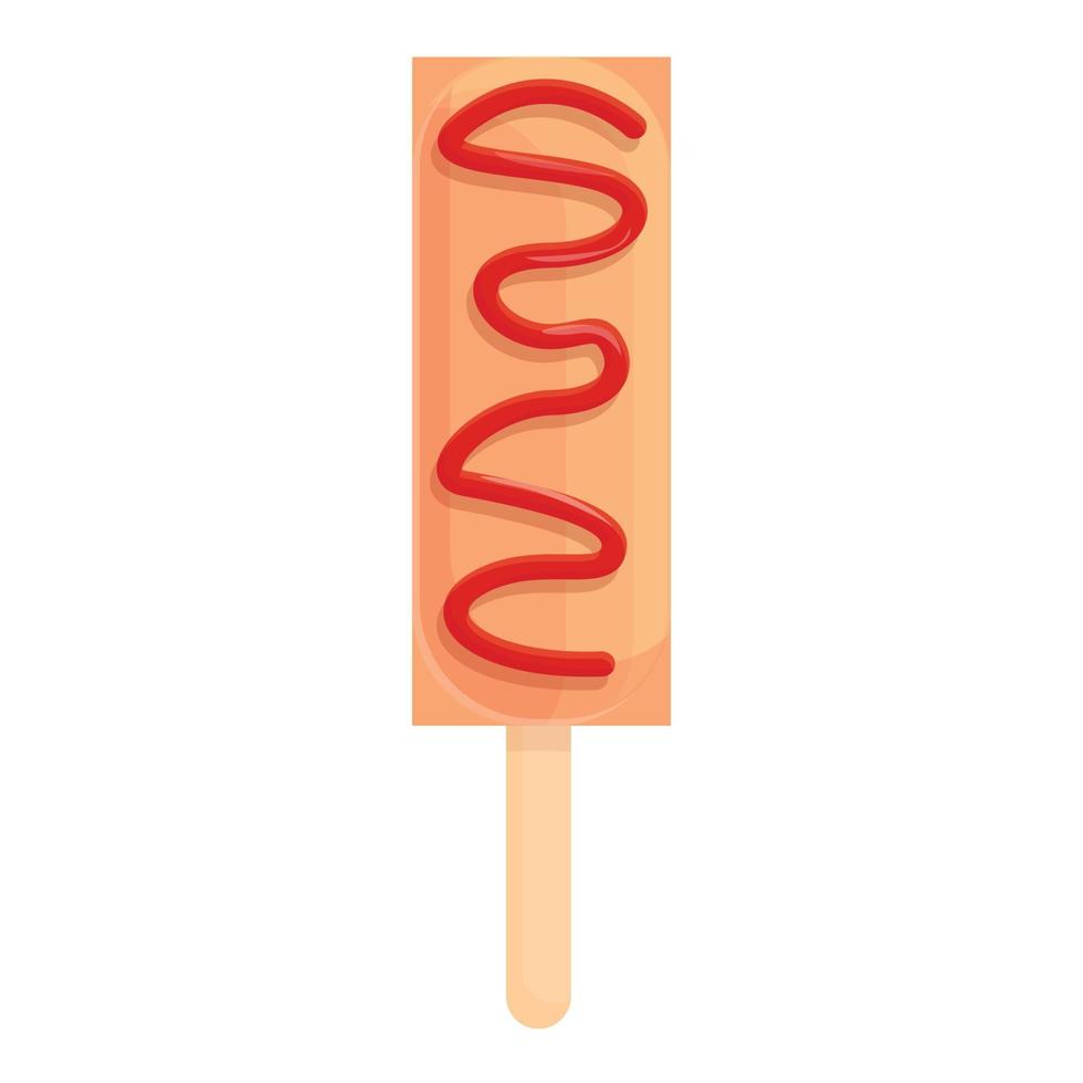 Orange Eis Symbol Cartoon Vektor. Milcheis vektor