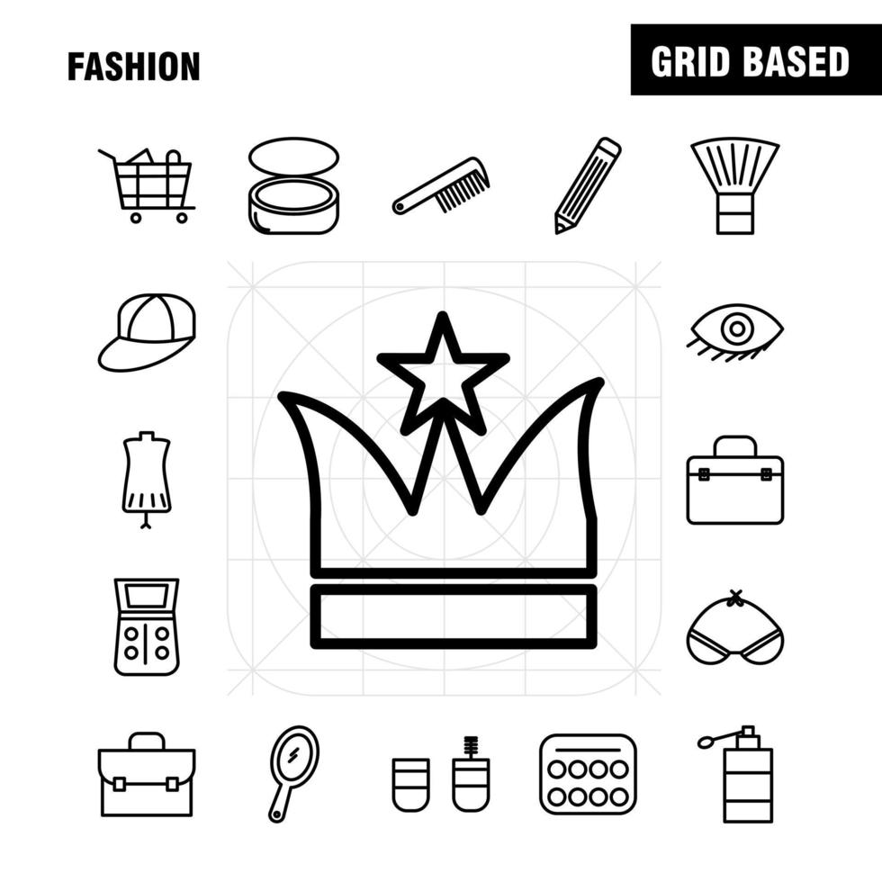 Fashion-Line-Icons für Infografiken Mobile Uxui-Kit und Druckdesign umfassen Mantel Kleidungsstücke Tücher Kleid Mantel Kleidungsstücke Tücher Kleiderkollektion modernes Infografik-Logo und Piktogramm v vektor