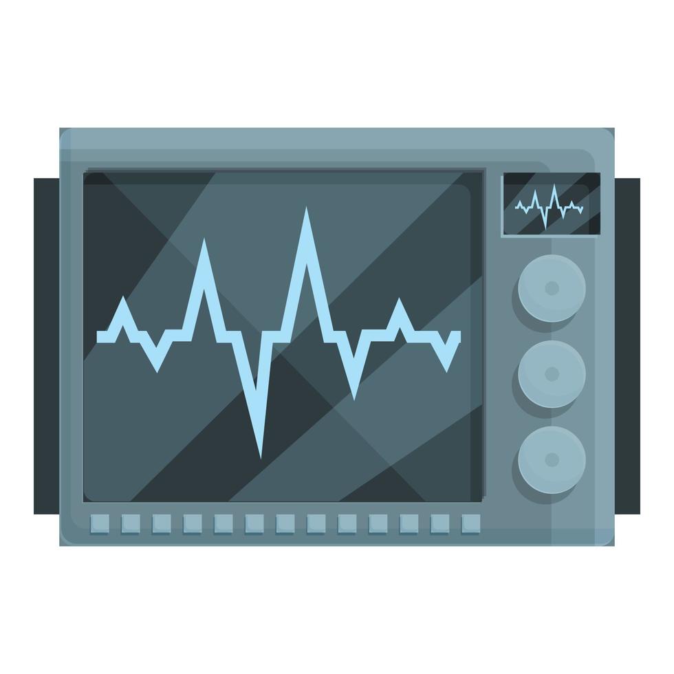 moderner herzmonitor symbol cartoon vektor. medizinisches Herz vektor