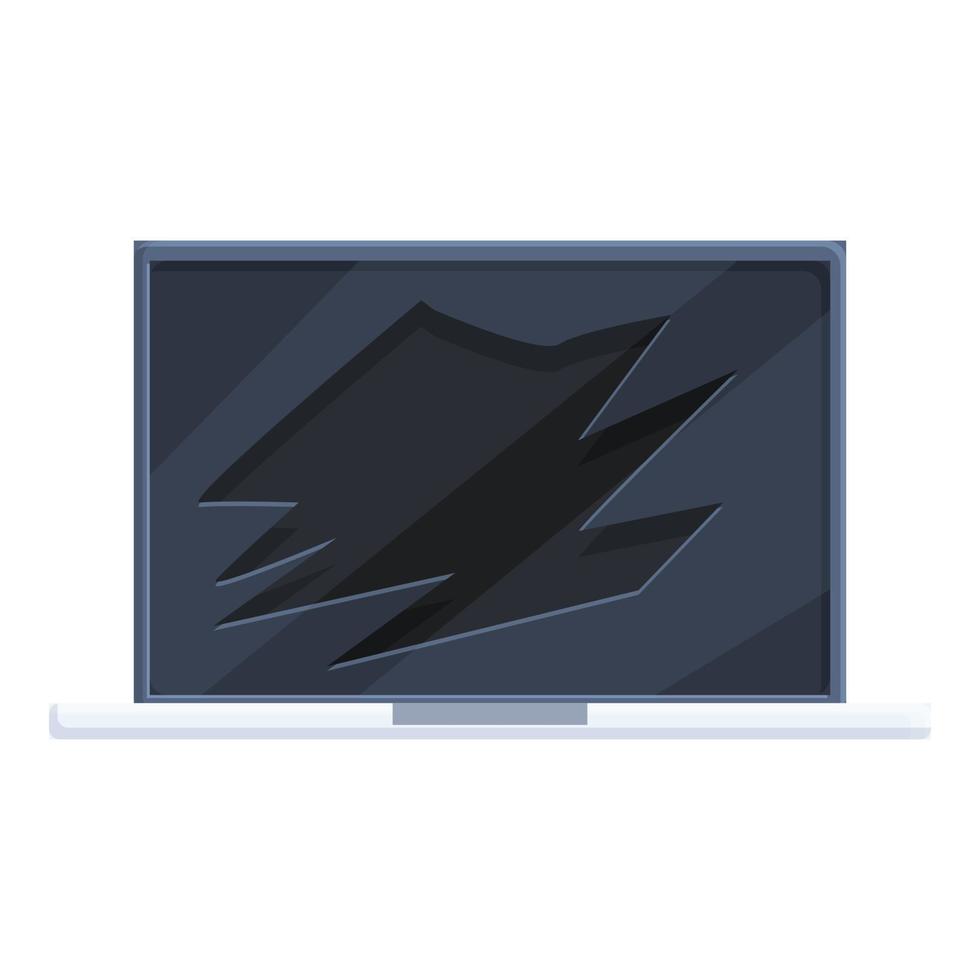 Bildschirm-Laptop-Reparatur-Symbol, Cartoon-Stil vektor