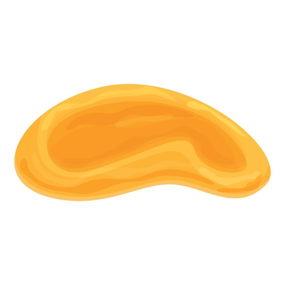 torr aprikos ikon tecknad serie vektor. frukt mat vektor