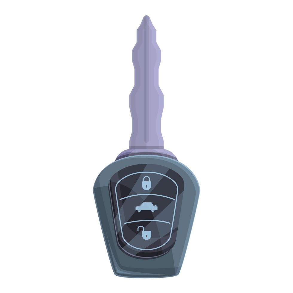 Auto Alarm Schlüssel Symbol Cartoon Vektor. Remote-System vektor