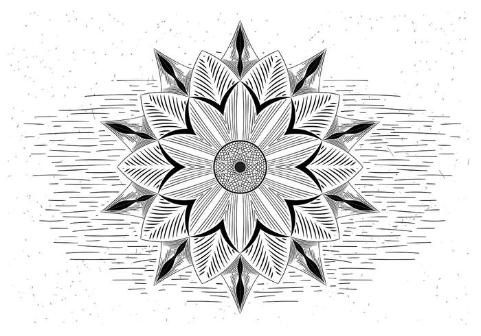 Freier Mandala Vector Illustration