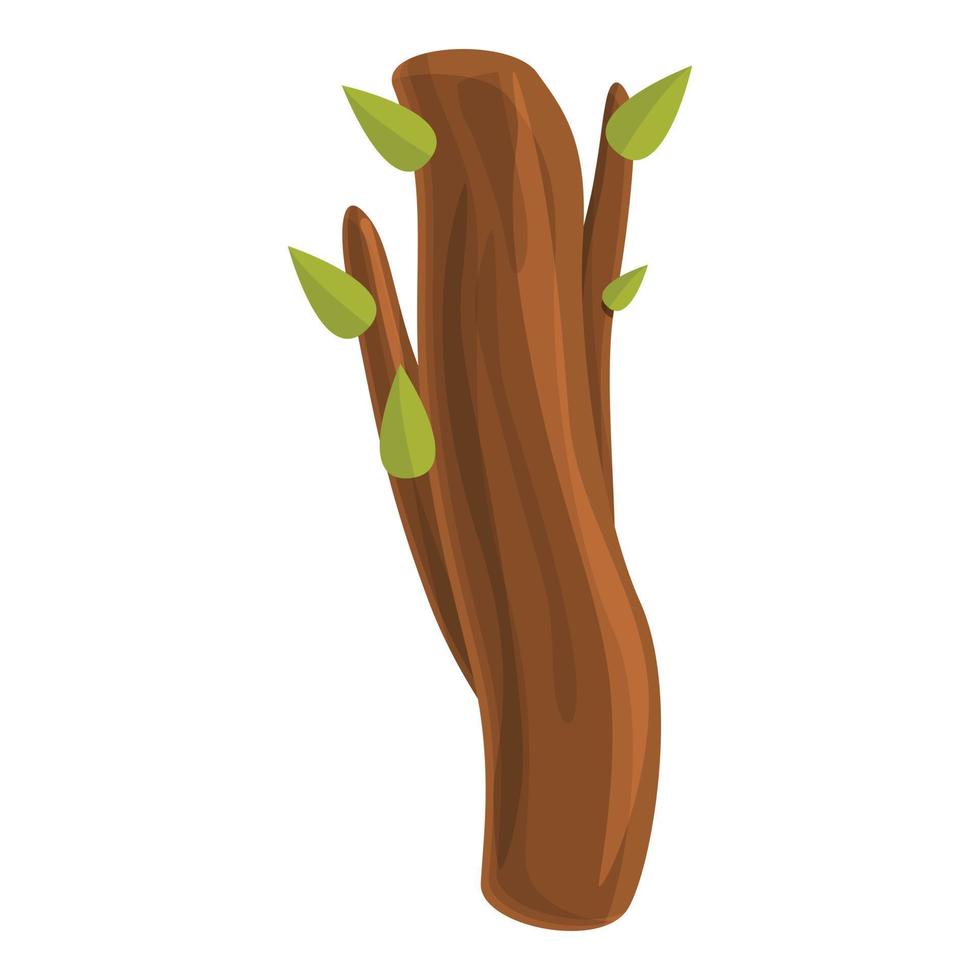Blätter Stammbaum-Symbol, Cartoon-Stil vektor
