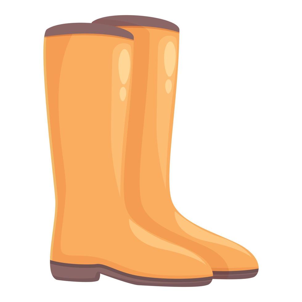 Regenstiefel Symbol Cartoon Vektor. Wasserstiefel vektor