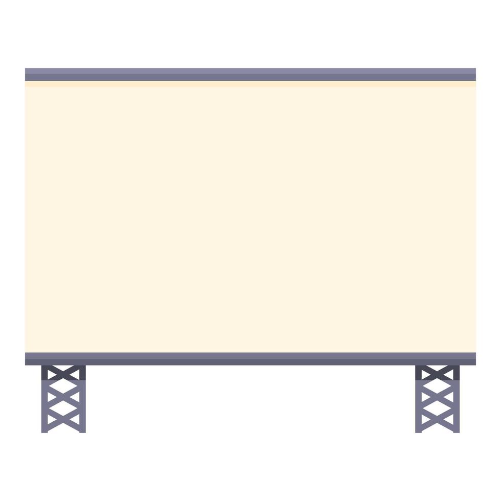Whiteboard-Film-Symbol-Cartoon-Vektor. Kinofilm vektor