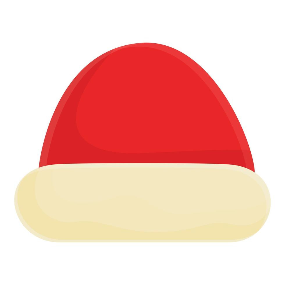 santa hatt ikon tecknad serie vektor. jul hatt vektor