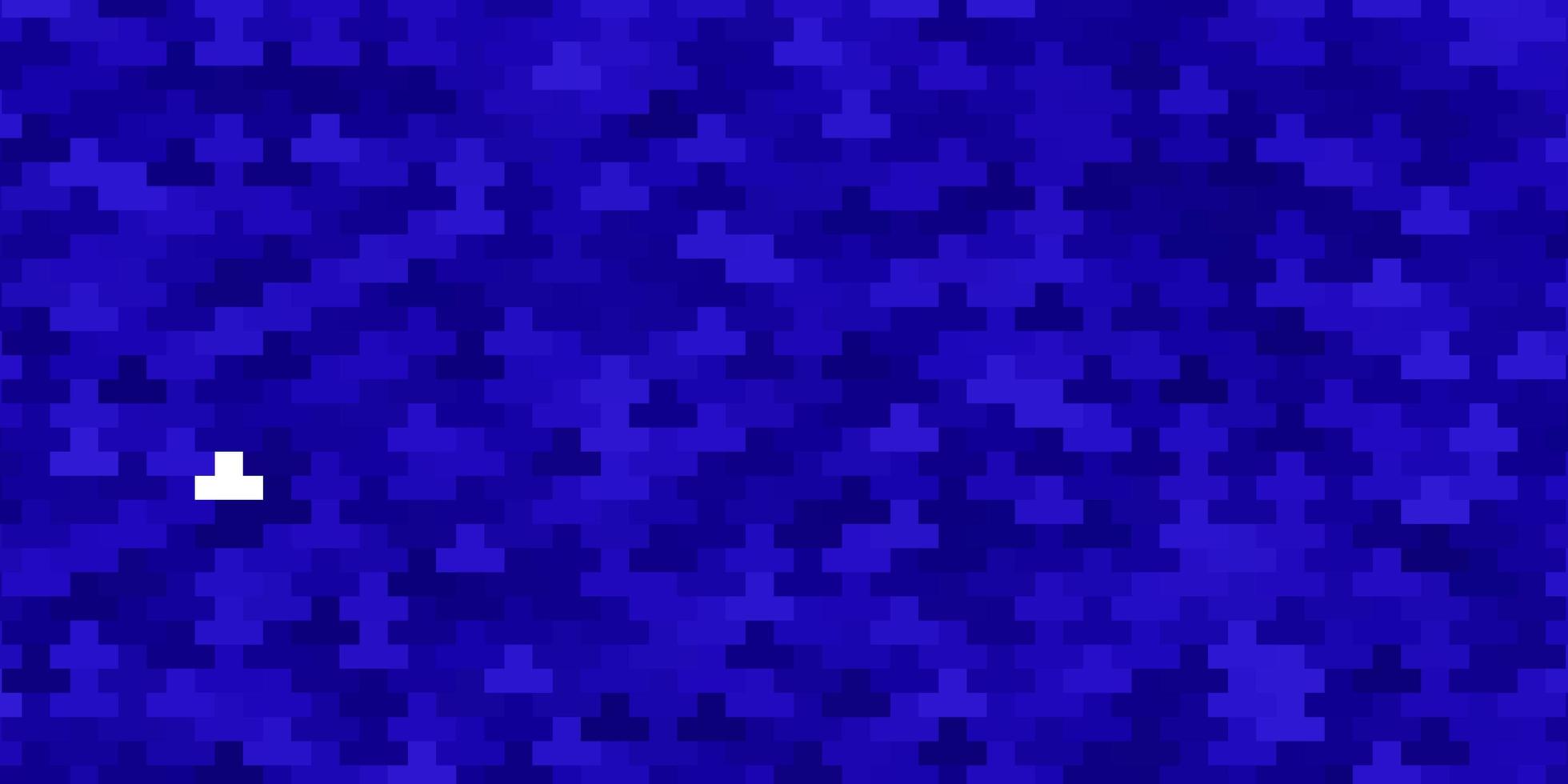 blaues Muster im quadratischen Stil. vektor