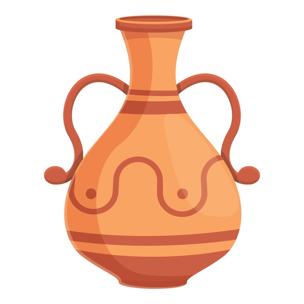 Amphora antike Ikone, Cartoon-Stil vektor