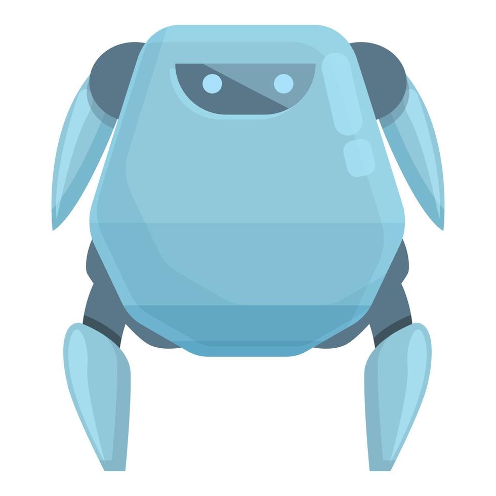 robot maskot ikon tecknad serie vektor. söt leksak vektor
