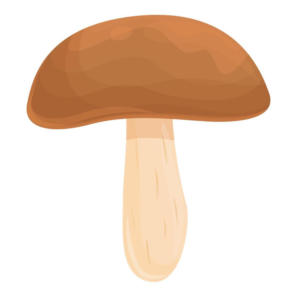 Pfifferling-Symbol Cartoon-Vektor. Pilz-Shiitake vektor