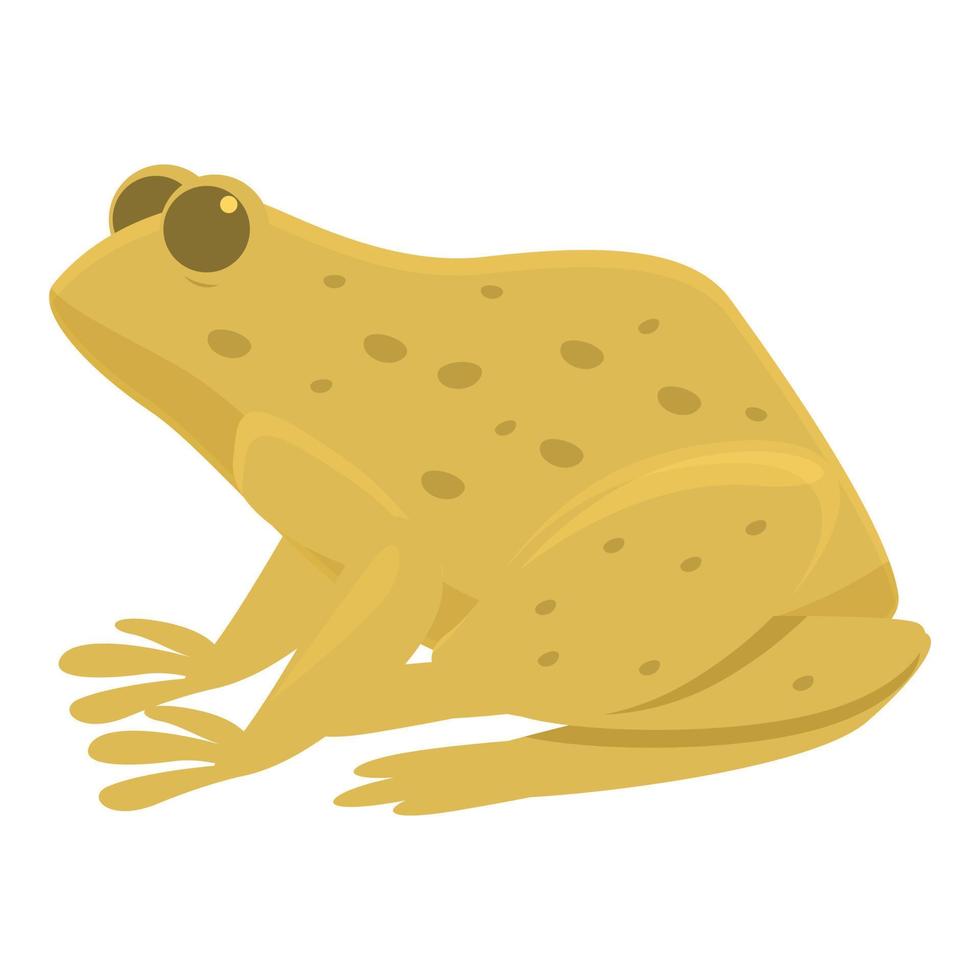 vatten- froggy ikon tecknad serie vektor. groda vatten vektor