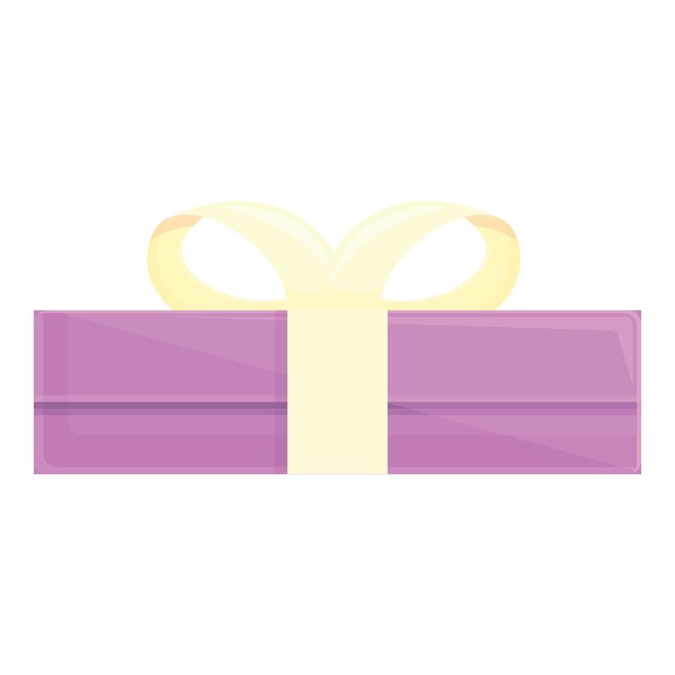 Schleife Geschenkbox Symbol Cartoon Vektor. Geschenkpaket vektor