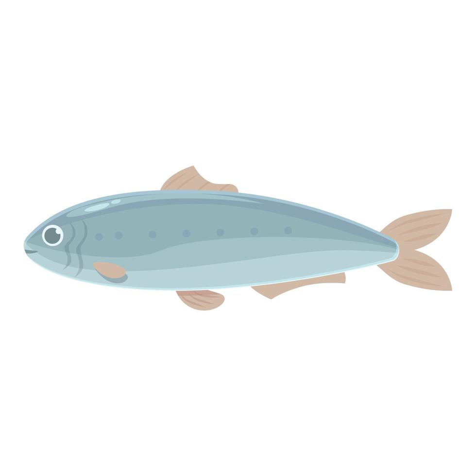 makrill fisk ikon tecknad serie vektor. skaldjur vektor