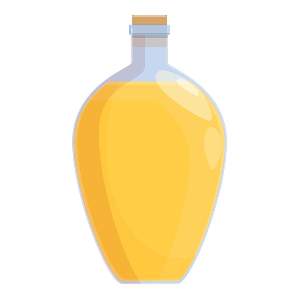 geschlossene Olivenölflasche Symbol Cartoon Vektor. jungfräulich extra vektor