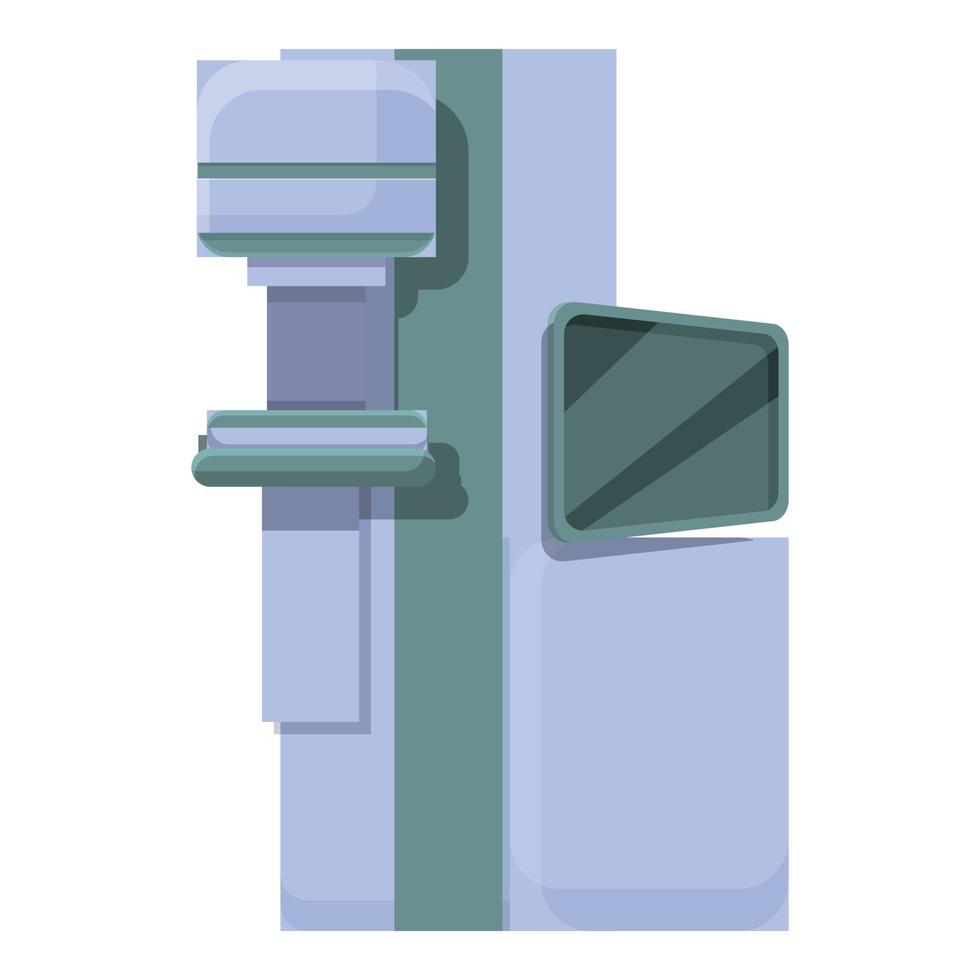mastografi maskin ikon tecknad serie vektor. bröst mammografi vektor
