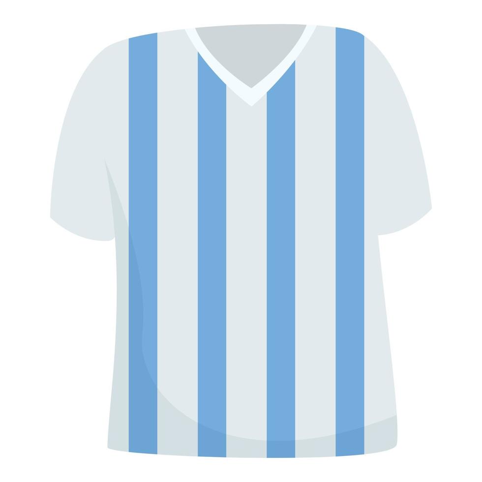 fotboll argentina tshirt ikon tecknad serie vektor. söder resa vektor