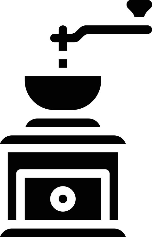 kvarn kaffe Kafé restaurang - fast ikon vektor