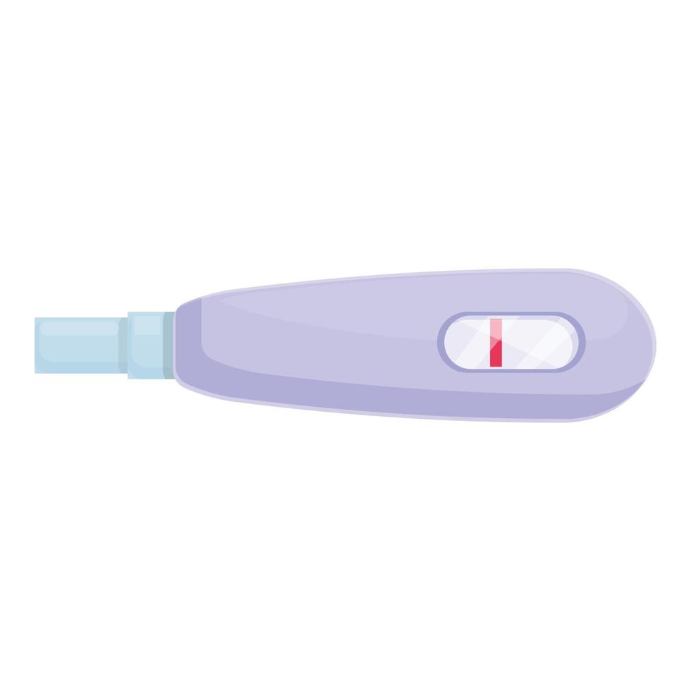 Hormontest-Symbol Cartoon-Vektor. schwanger negativ vektor