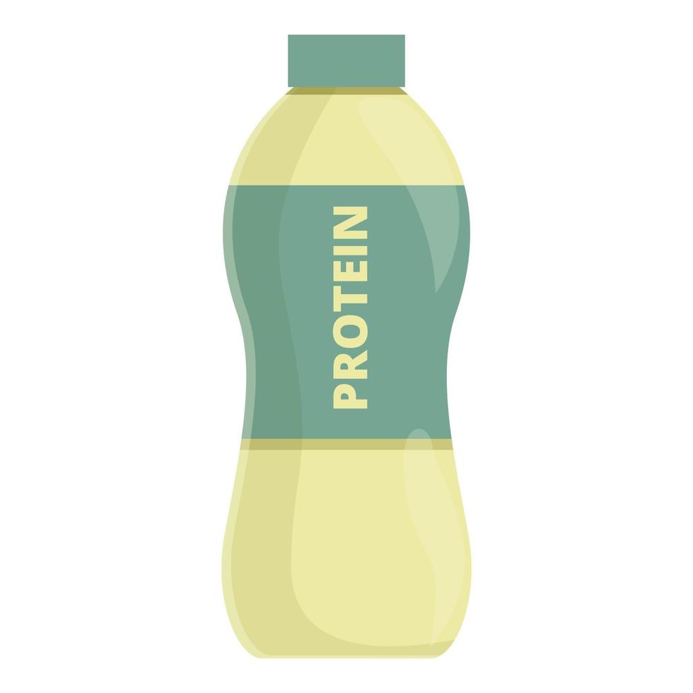 Protein-Flasche trinken Symbol Cartoon-Vektor. veganes Essen vektor