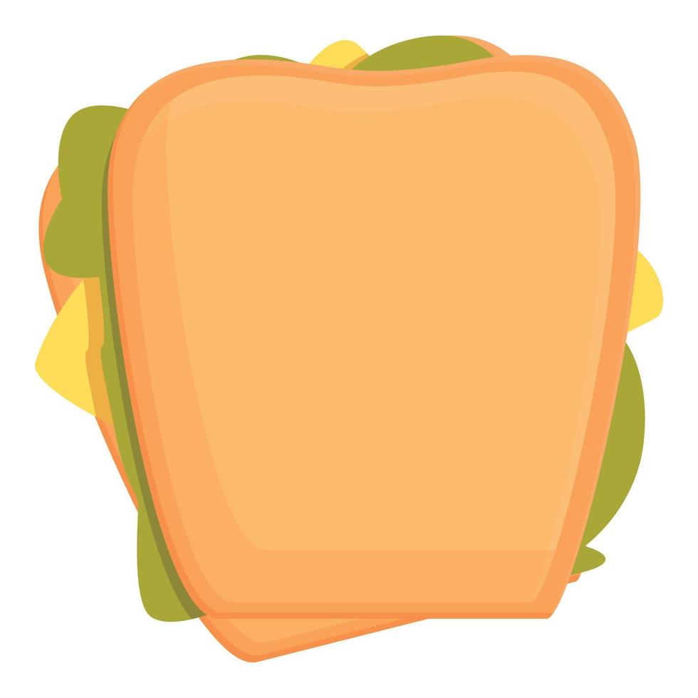 smörgås ikon tecknad serie vektor. ost burger vektor