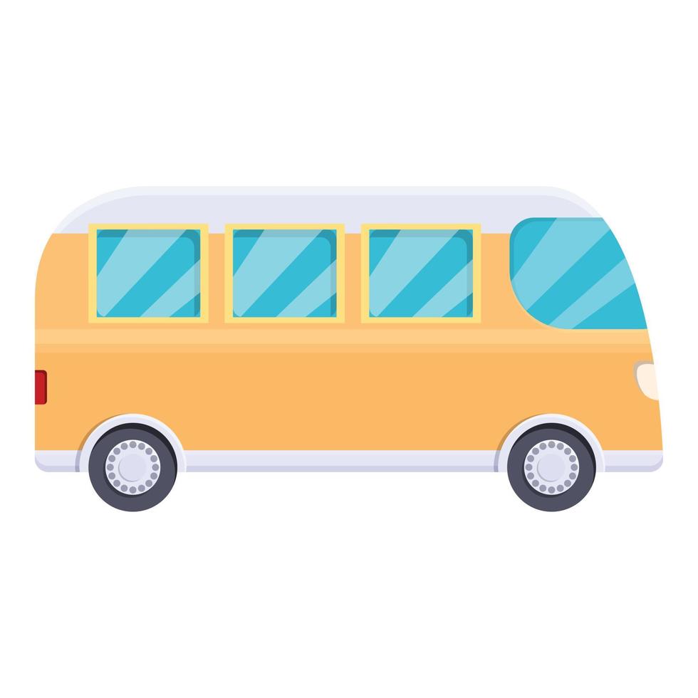 Wohnmobil-Bus-Symbol, Cartoon-Stil vektor