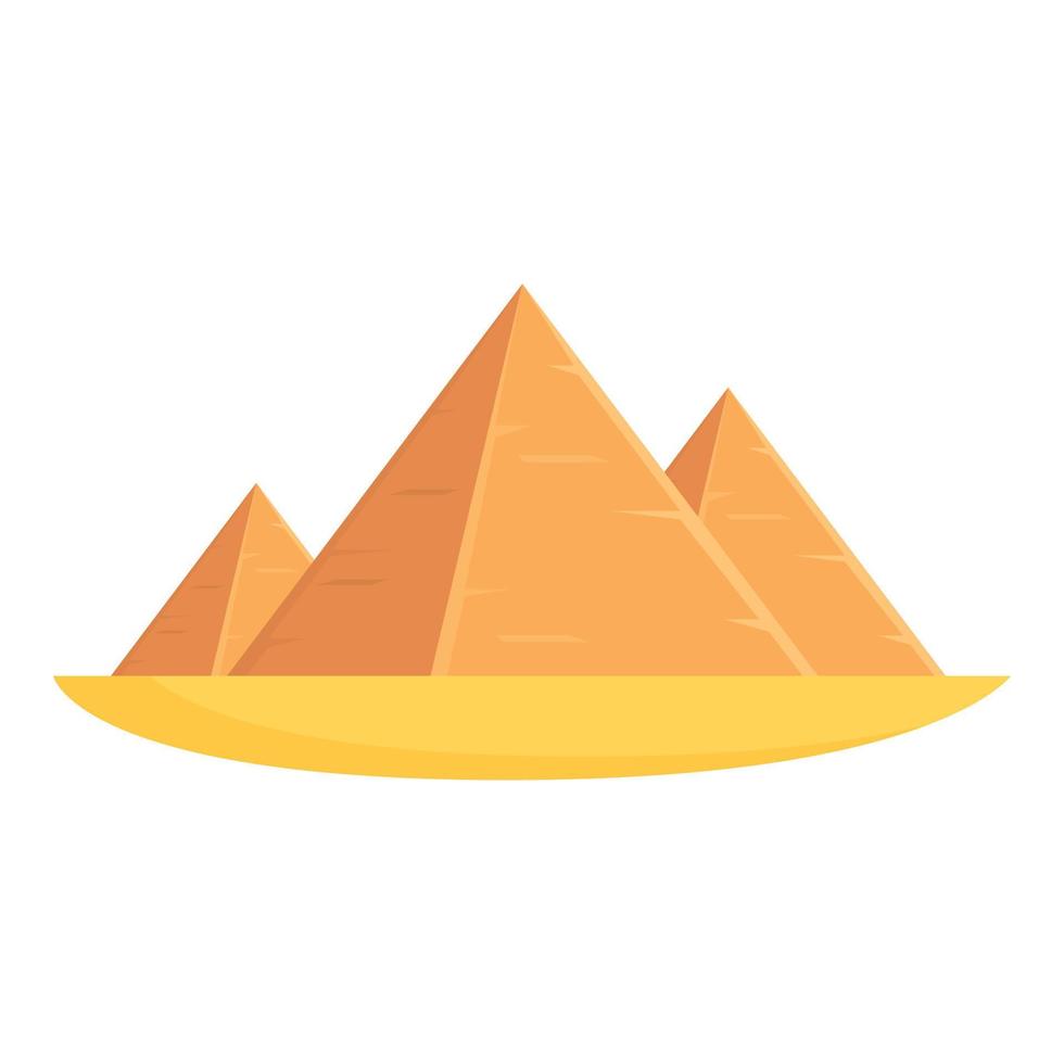 Pyramiden-Symbol Cartoon-Vektor. ägyptische Pyramide vektor