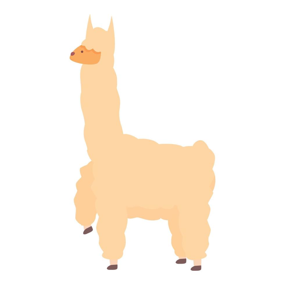 peru lama symbol cartoon vektor. lustig süß vektor