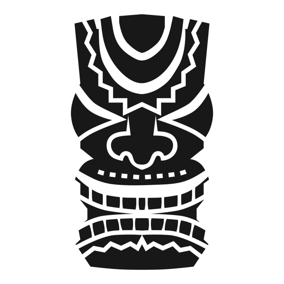 Hawaii-Idol-Ikone, einfacher Stil vektor