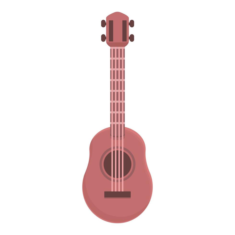 musik ukulele ikon tecknad serie vektor. mexikansk gitarr vektor