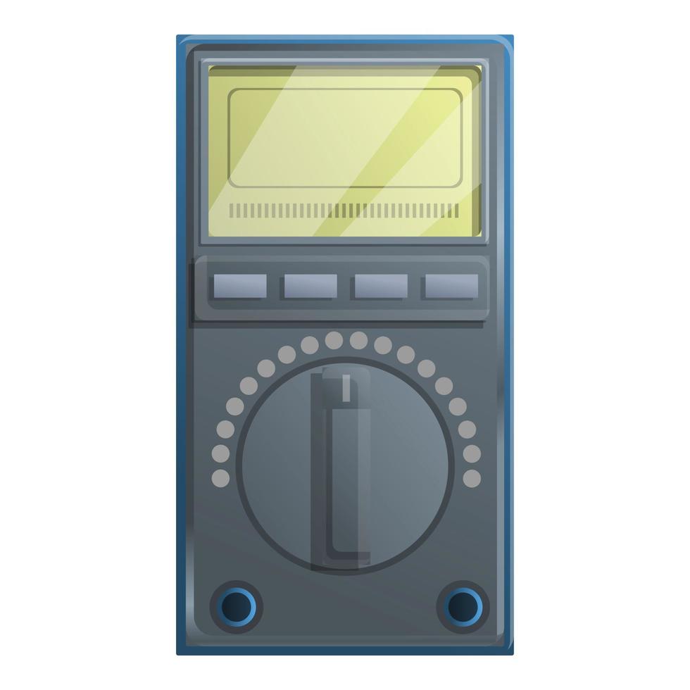 Test-Multimeter-Symbol, Cartoon-Stil vektor