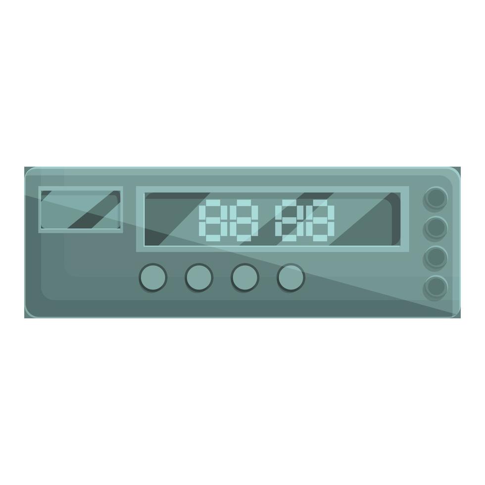 Taxameter-Geld-Symbol, Cartoon-Stil vektor