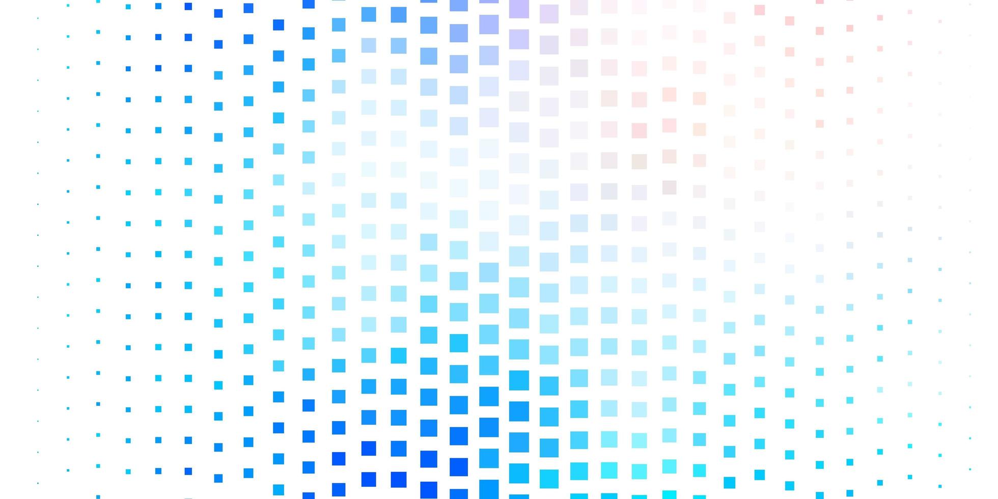 hellrosa und blauer Hintergrund mit Quadraten vektor