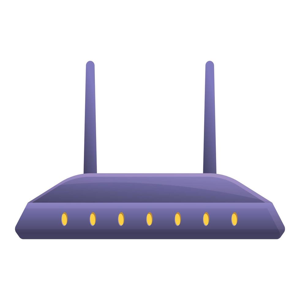 Wifi-Modem-Symbol, Cartoon-Stil vektor