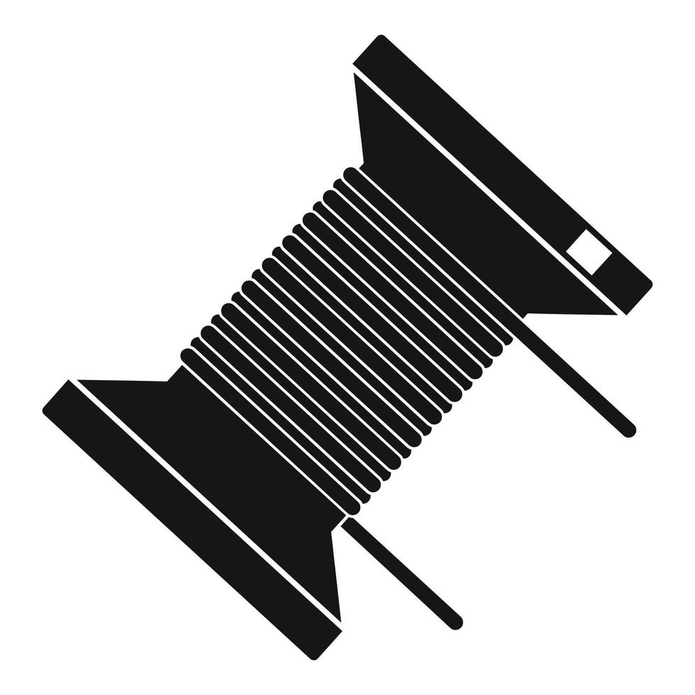 Symbol für magnetische Federspule, einfacher Stil vektor