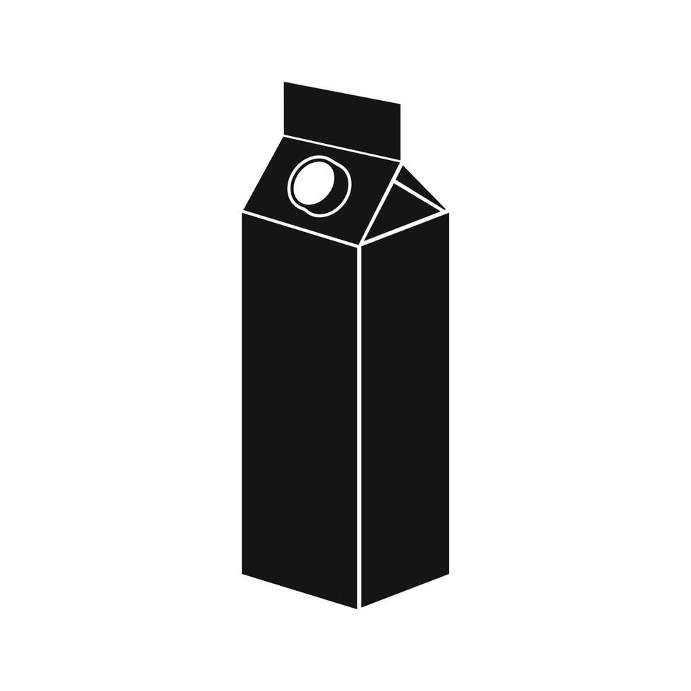 Milch- oder Saftkarton-Symbol vektor