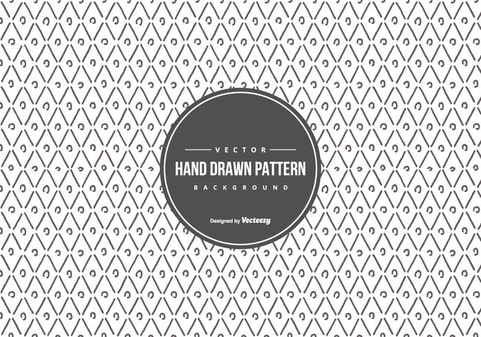 Nette Geometrische Hand gezeichnete Art-Muster-Hintergrund vektor