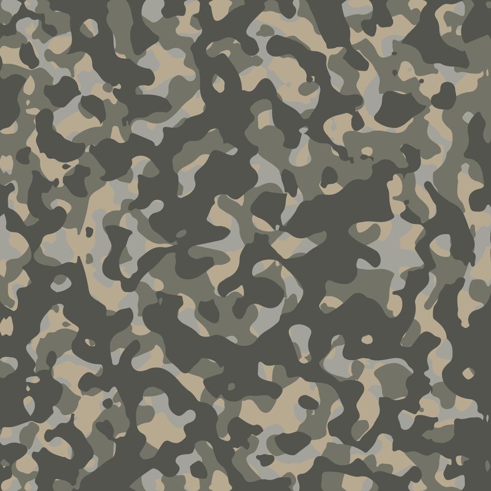 armén kamouflage vektor sömlös mönster. textur militär kamouflage upprepningar sömlös armén design bakgrund