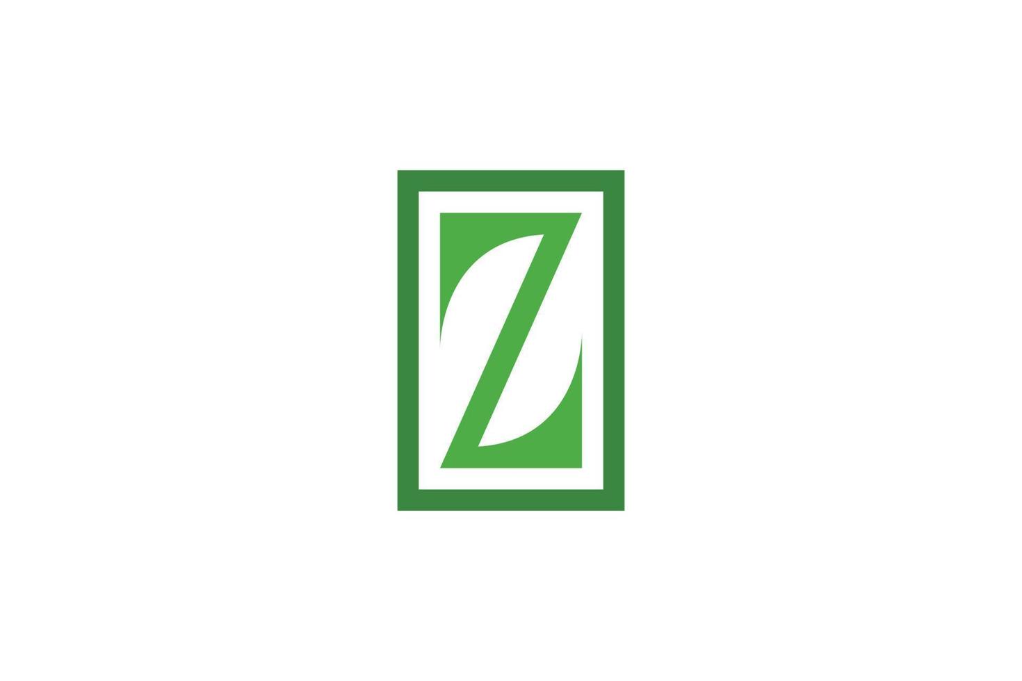 kreative buchstaben z-logo-vorlagen vektor